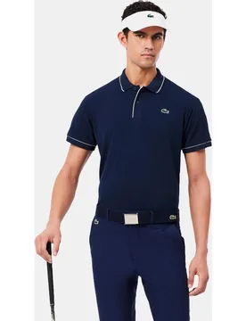 Polo de golf de minipiqué termorregulador de hombre - Lacoste - FashionsVida