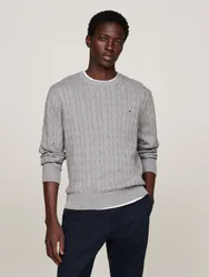 CLASSIC COTTON CABLE CREW NECK male