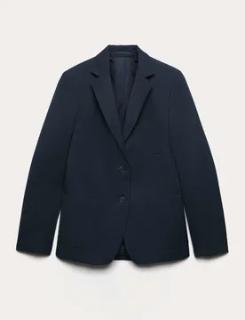 Senior Girls' Regular Fit School Blazer (9-18 Yrs) Navy female - M&S - FashionsVida