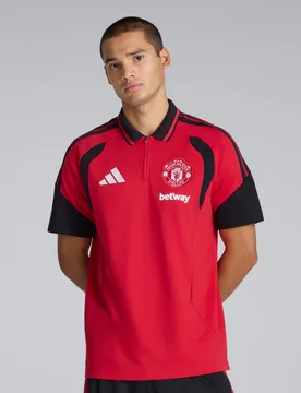 Manchester United 26/27 Training Tiro Polo Red (Sponsored) S - Adidas - FashionsVida