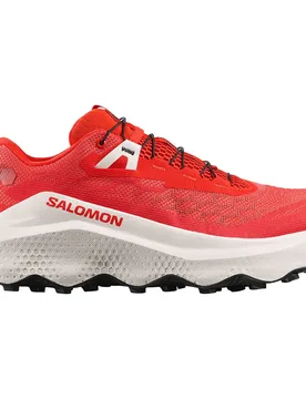 Ultra Glide 4 Trail Running Shoes Fiery Red / Vanilla Ice / Black UK 6.5 Men - Salomon - FashionsVida