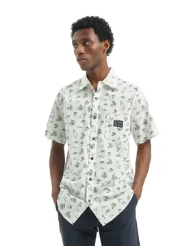 T-shirt à Manches Courtes Surfing White 2XL - Hydroponic - FashionsVida