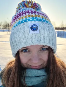 Candy Stripe Nordic Knit Unisex Bobble Hat - - Size: ONESIZE - Super Bobble - FashionsVida