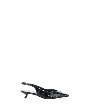 Décolleté slingback pelle NERO 36 - Chantal - FashionsVida