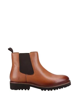 Women's Gwyneth' Chelsea Boot in Tan Size: 4 - Tan - Size: 4 - Hush puppies - FashionsVida