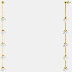 Pendientes Sublime dorados con circonitas
