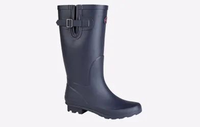 Helmsley Wide Fit Womens Wellingtons - Navy - Size Uk 3