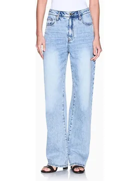 Vaquero Relaxed de mujer J38 de tiro alto en denim - Armani Exchange - FashionsVida