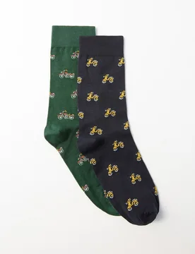 Sfera - Pack 2 calcetines motos - Sfera - FashionsVida