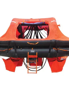 Liferaft Solas Oceano Davit Lanched Canister Orange 25 prs unisex - Lalizas - FashionsVida
