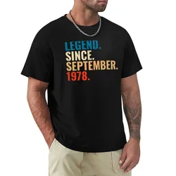 Legend Since September 1978 Retro Vintage T-Shirt Casual Daily Outfit T-Shirt