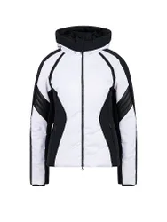 Giacca da sci da donna con ecopelle bianco 44