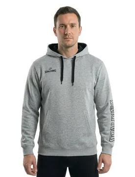 Sweat à Capuche Team Ii Grey Melange 4XL - Spalding - FashionsVida