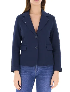 SUN68 Blazer in felpa BLU NAVY L - Sun68 - FashionsVida
