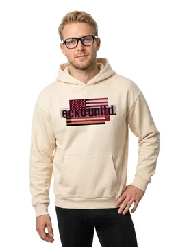 Felpa Con Cappuccio Eckohd112m Sand XL - Ecko Unltd - FashionsVida