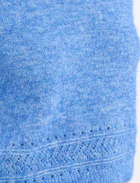 Jersey de mujer de manga corta en punto bordado - Lili Sidonio - FashionsVida