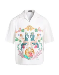 VERSACE Hemd Herren Weiß 52 Herren