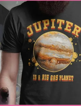 Planetary Shirt Jupiter Funny Solar System Shirt Big Gas Planet Science Astronomy Unisex Tees - Aliexpress - FashionsVida