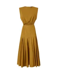 Vestiti casual donna - suzzara abito popeline - bronze