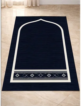 Pieza Alfombra de oración portátil premium, almohadilla plegable de 43*30 pulgadas, decorada con hermosos patrones, adecuada para uso interior y ext - Shein - FashionsVida