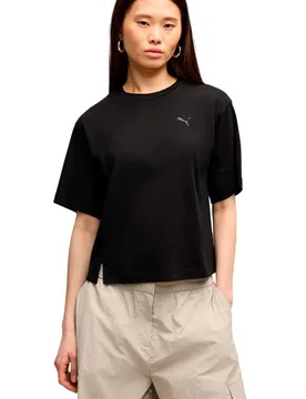 Her camiseta manga corta mujer Negro (XL) - Puma - FashionsVida