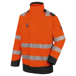 Parka de travail haute-visibilité orange fluo 4 en 1 Orange XXL