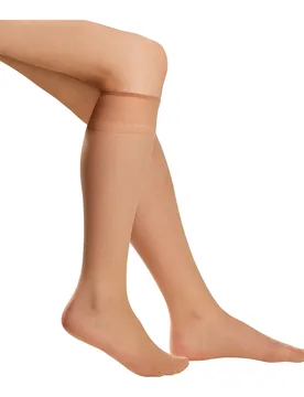Diabetiker-Kniestrümpfe, 5 Paar beige - MedoVital - FashionsVida