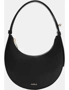 Hobo pequeño de piel con forma de media luna - Furla - FashionsVida