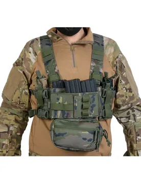 Gilet Chest Rig Task Spanish Woodland One Size unisex - Delta Tactics - FashionsVida