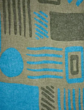 Pañuelo con pespuntes y estampado geométrico - Parfois - FashionsVida