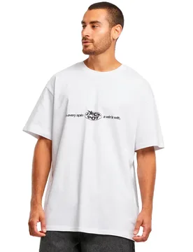 Maglietta A Maniche Corte Every Spin Wins White 2XL - Mister TEE - FashionsVida