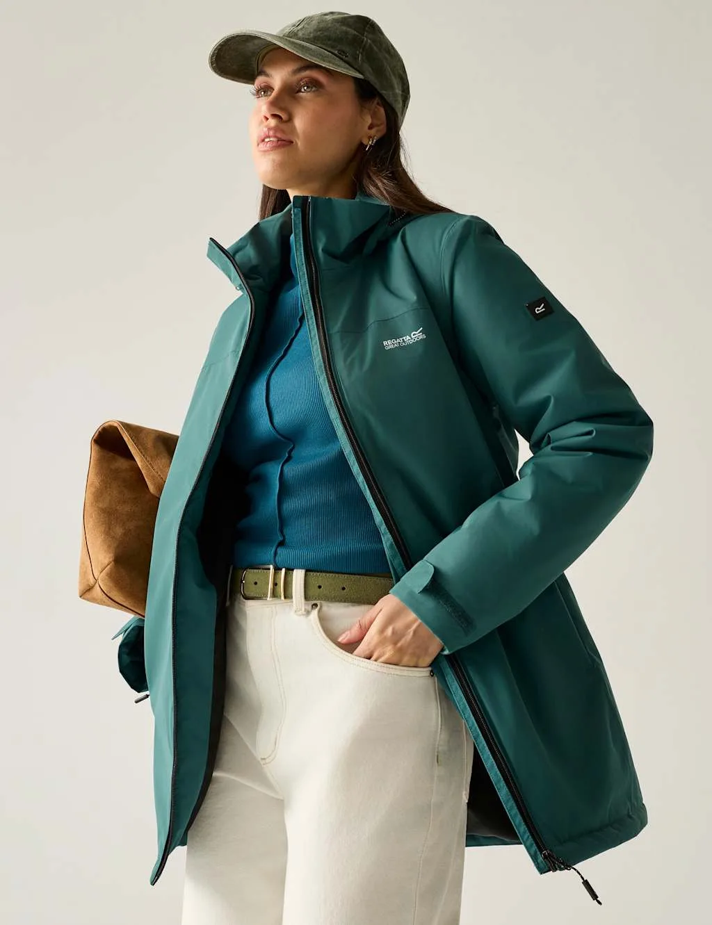 Tamlin Waterproof Lightweight Jacket Green female - Regatta - FashionsVida