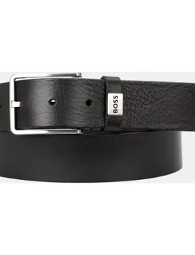Cinturón de piel con hebilla - Boss - FashionsVida