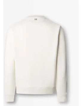 Sudadera cuello redondo con logo h - Hackett - FashionsVida