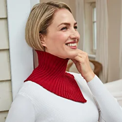 Pagen Strickkragen bordeaux