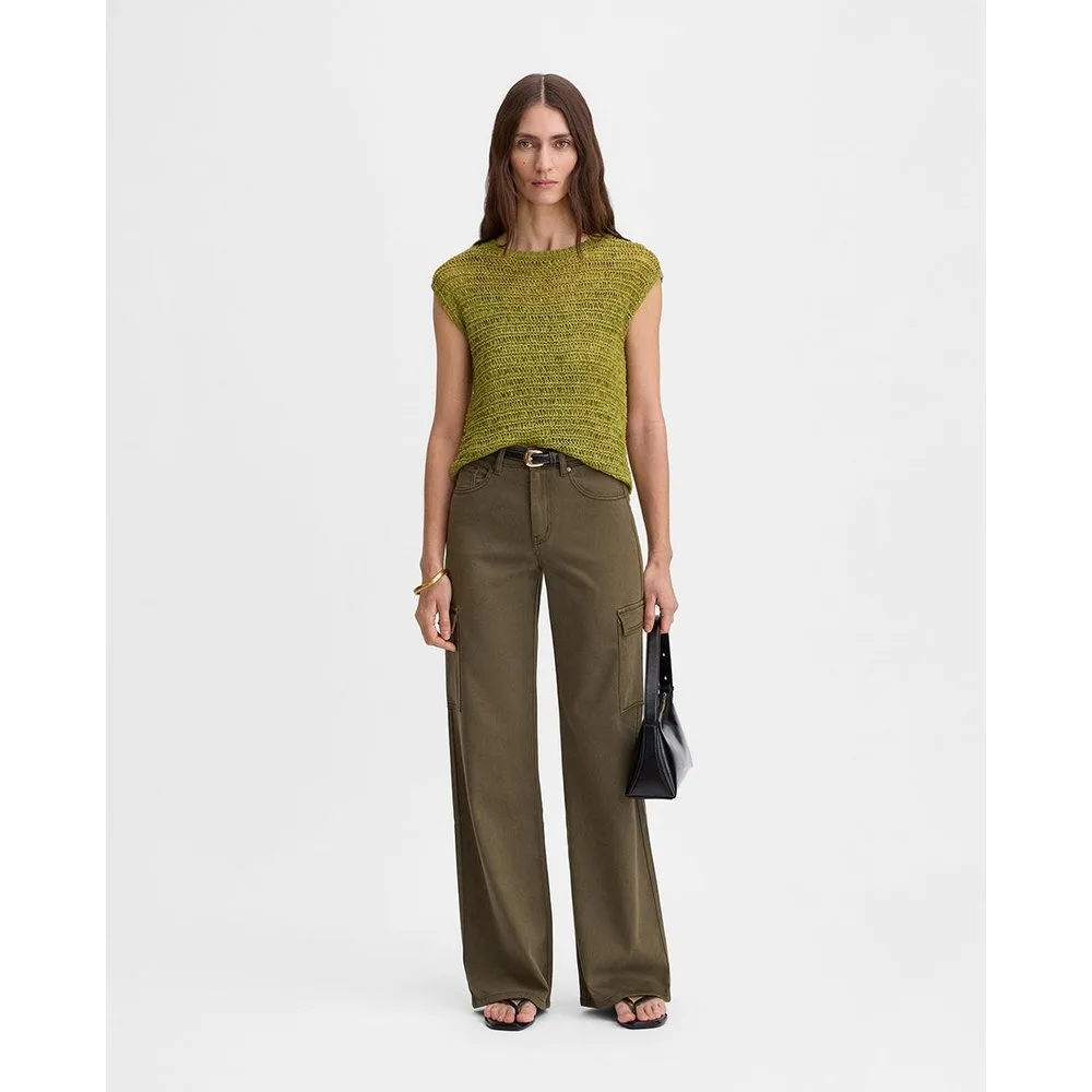 Pantalón de mujer vaquero cargo - Simorra - FashionsVida