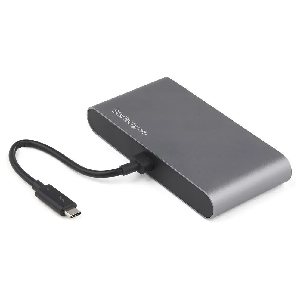 Adaptateur Tb3dkm2dpl Thunderbolt 3 Mini Grey One Size unisex - StarTech - FashionsVida