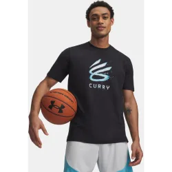 Camisetas de hombre de Baloncesto Curry Splash Wdmrk Tee