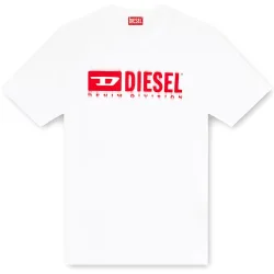 Camiseta de hombre de manga corta con logotipo borroso