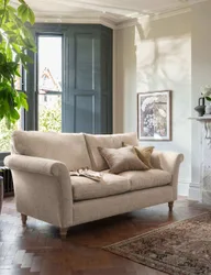 AND STONEHOUSE Amelie Fabric Large 3 Seater Sofa Oatmeal