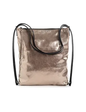 Bolso de cuero - Bolso bandolera SHER ED. 1 oro - Ina Kent - FashionsVida