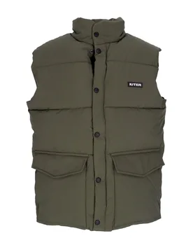 Piumino Smanicato Uomo Puff Vest Army - IUTER - FashionsVida
