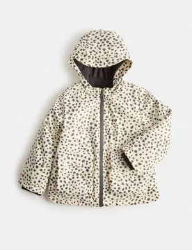 Dalmatian Print 3 in 1 Fisherman Coat (2-8 Yrs) Carbon female - M&S - FashionsVida