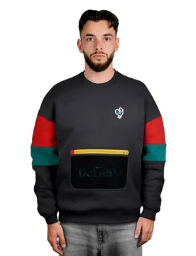 Heritage Sweatshirt - Sweatshirt-Crewneck - anthrazit - Herren - Size: S - Defier - FashionsVida