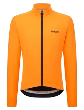 Giacca Shield Core Winter Orange Fluo - Santini - FashionsVida