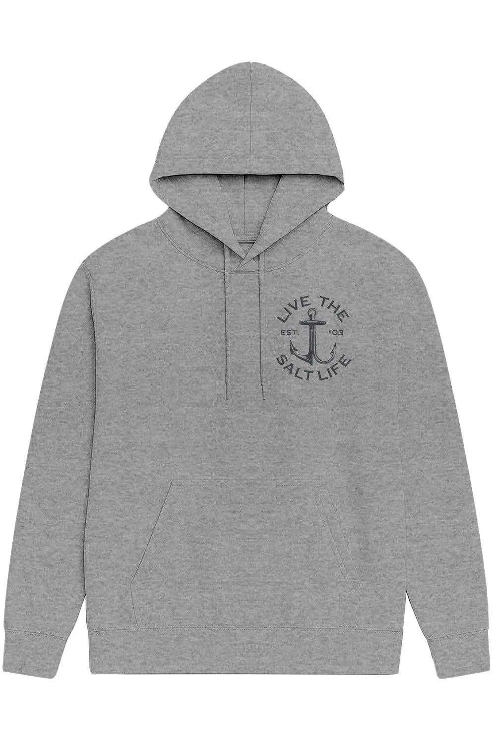 Anchor Patch Mens Hoodie - Salt Life - FashionsVida