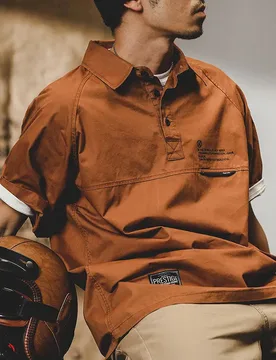 Summer New Polo Shirt Men's Short Sleeve Loose Button Patchwork Loose Plus Size T Shirt Tops Smart Casual Fashion Men Clothes - Aliexpress - FashionsVida