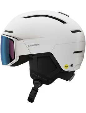 Casque à visière photochromique - Driver Pro Sigma Photo Mips White - Taille M - Blanc - Salomon - FashionsVida
