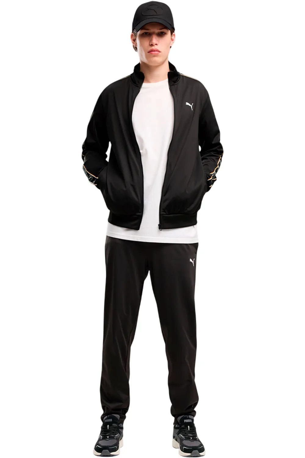 Poly tape chándal hombre Negro (S) - Puma - FashionsVida