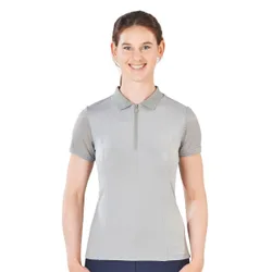 Damen Poloshirt DARLENE TECH grau S